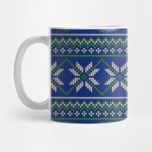 Fair Isle Knitting Pattern Mug